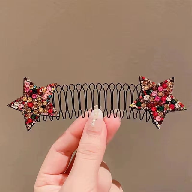 Fiudx La Parte Posterior de La Cabeza Tiene La Forma Del Horrendo Invisible y La Pinza Elástica Es El Cabello En Color Estrella.