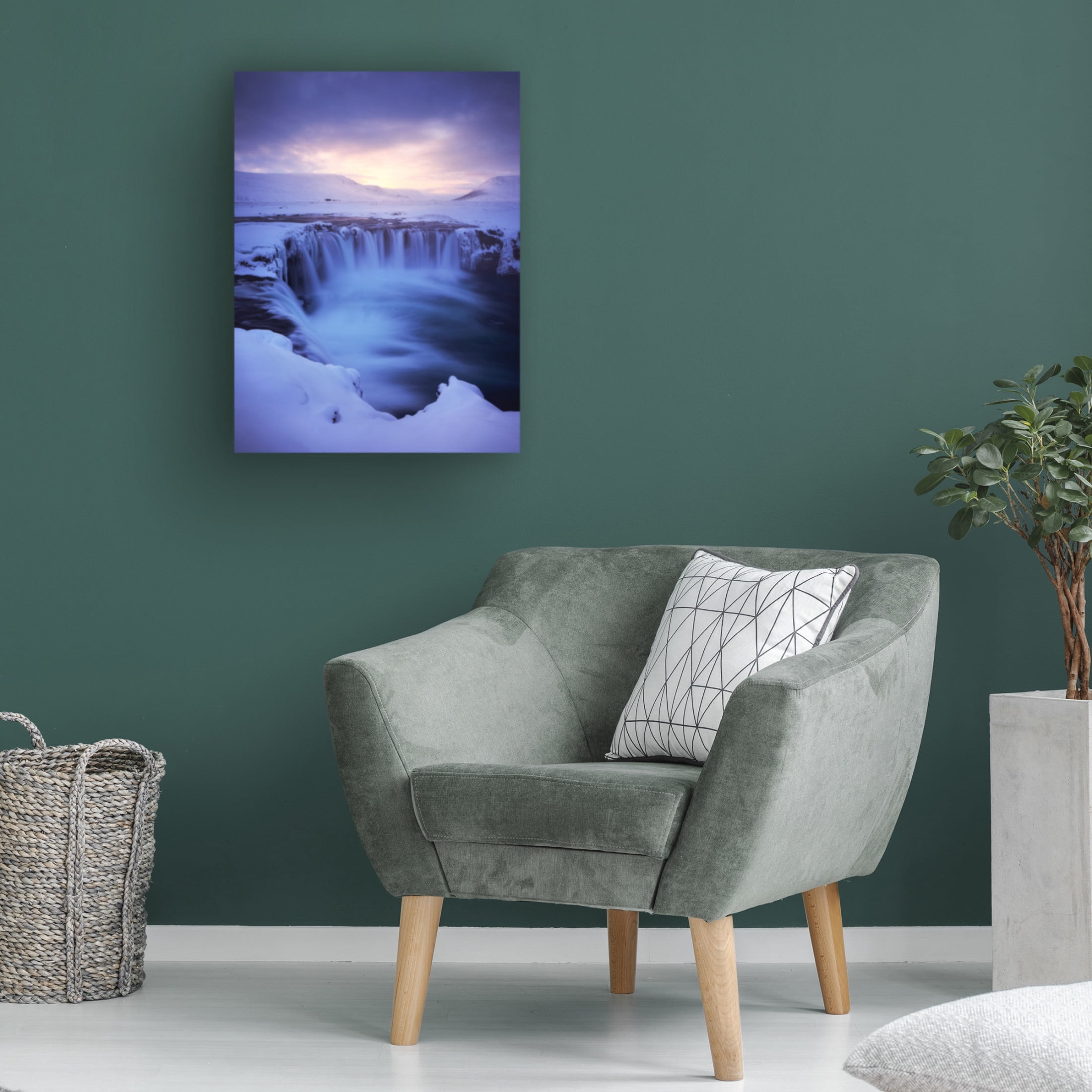 Canvas Wall Art - Daniel Gastager 'Winter Magic' Wall Art for Living Room, Bedroom, or Office D?cor by Trademark Fine Art - 14 x 19 Inches