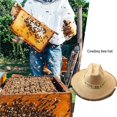 thumbnail image 3 of Speravity Sombrero de apicultura ajustable con velo Sombrero de apicultor universal con red anti-abejas Suministros de apicultura para apicultores de Jardín y Patio Speravity TO004939-00, 3 of 6