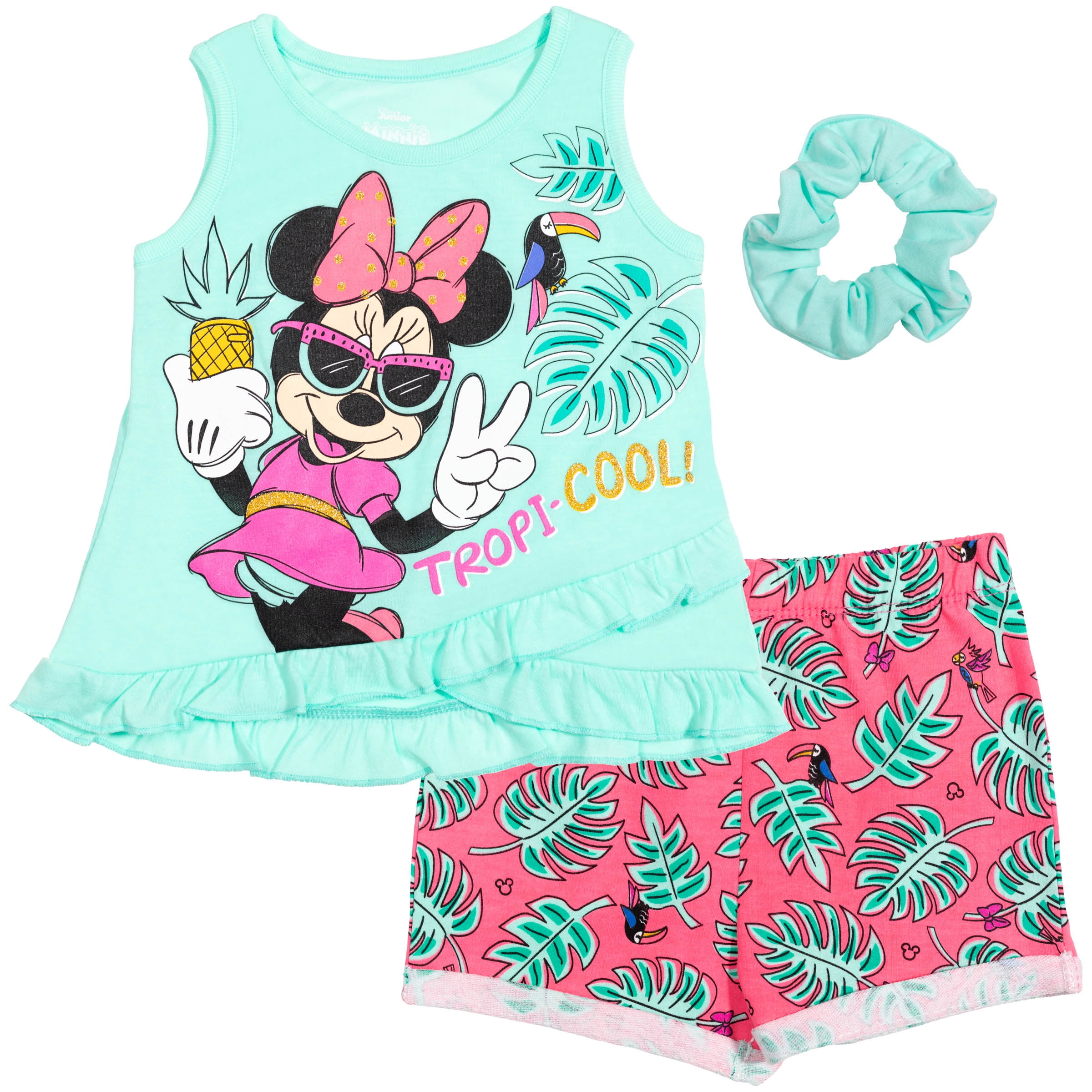Disney Minnie Mouse Girls T-Shirt and Shorts Set
