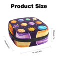thumbnail image 2 of Sanitary Napkin Storage Bag, Cartoon Space Planets and Stars Pattern Portable Menstrual Pad Bag for Teen Girls Store Panty Liners Tampons Sanitary Pads for Women Ladies, 2 of 6