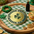 thumbnail image 5 of LEFTHIGH Home Four Leaf Clover Commemorative Coin Iron Metal Souvenir Gold Silver Finish Good Luck Wealth Health Gift for Friends Family Collectors Home, 5 of 6