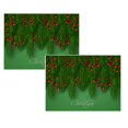 thumbnail image 1 of Oleegame 2 Pcs Napperons de Noël Rustiques Vintage Lavables, 1 of 4