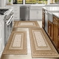 thumbnail image 6 of Kitchen Rugs Sets of 3 Non Slip Washable Kitchen Mats for Floor, Waterproof Kitchen Runner Rug, Floor Mat Carpet for Entryway, Laundry, Sink, Hallway, Bathroom, 6 of 12