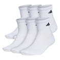thumbnail image 1 of Medias deportivas acolchadas quarter para hombre adidas, paquete de 6, 1 of 7