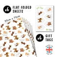 thumbnail image 2 of Papel de regalo Central 23 para perros, 6 hojas de 69x48 cm, 2 of 6