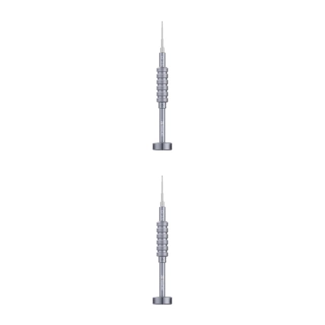 Scienceny Destornillador Herramienta de reparación Dispositivo de extracción Acero inoxidable A prueba de herrumbre Tamaño compacto D 2.5 2piezas