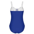 thumbnail image 7 of Stamzod Swimsuit for Women Tummy Control One Piece Bathing Suit Color Block Swim Suits 2026 Blue S, 7 of 7