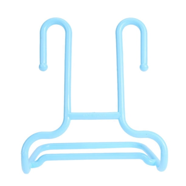 Organizador 2 uds estante de secado de zapatos de plástico multifunción estante de gancho para colgar zapatos (azul) Tmvgtek Libre de BPA