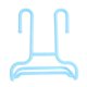 thumbnail image 1 of Organizador 2 uds estante de secado de zapatos de plástico multifunción estante de gancho para colgar zapatos (azul) Tmvgtek Libre de BPA, 1 of 3
