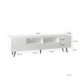 thumbnail image 4 of Holaki 70" Modern White TV Stand, 16 Colors LED TV Stand w/Remote Control Lights, 4 of 10