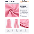 thumbnail image 5 of DOKOTOO Jeans for Women High Waisted Wide Leg Jeans with Ruffle Hem Trendy Stretchy Denim Loose Pants Straight Leg (Plus Sizes Available), 5 of 9