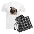 thumbnail image 6 of CafePress - Pug Oil Painting Face Men's Light Pajamas - Men's Light Loose Fit Cotton Pajama Set, 6 of 7