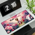 thumbnail image 3 of Hello Valentine’s Day Rhodesian Ridgeback Flower Crown Romantic Pink Floral Desk Mat Full Keyboard Mouse Pad Ridgebacks Dog Lover Gifts Large Mousepad - 00031, 3 of 5