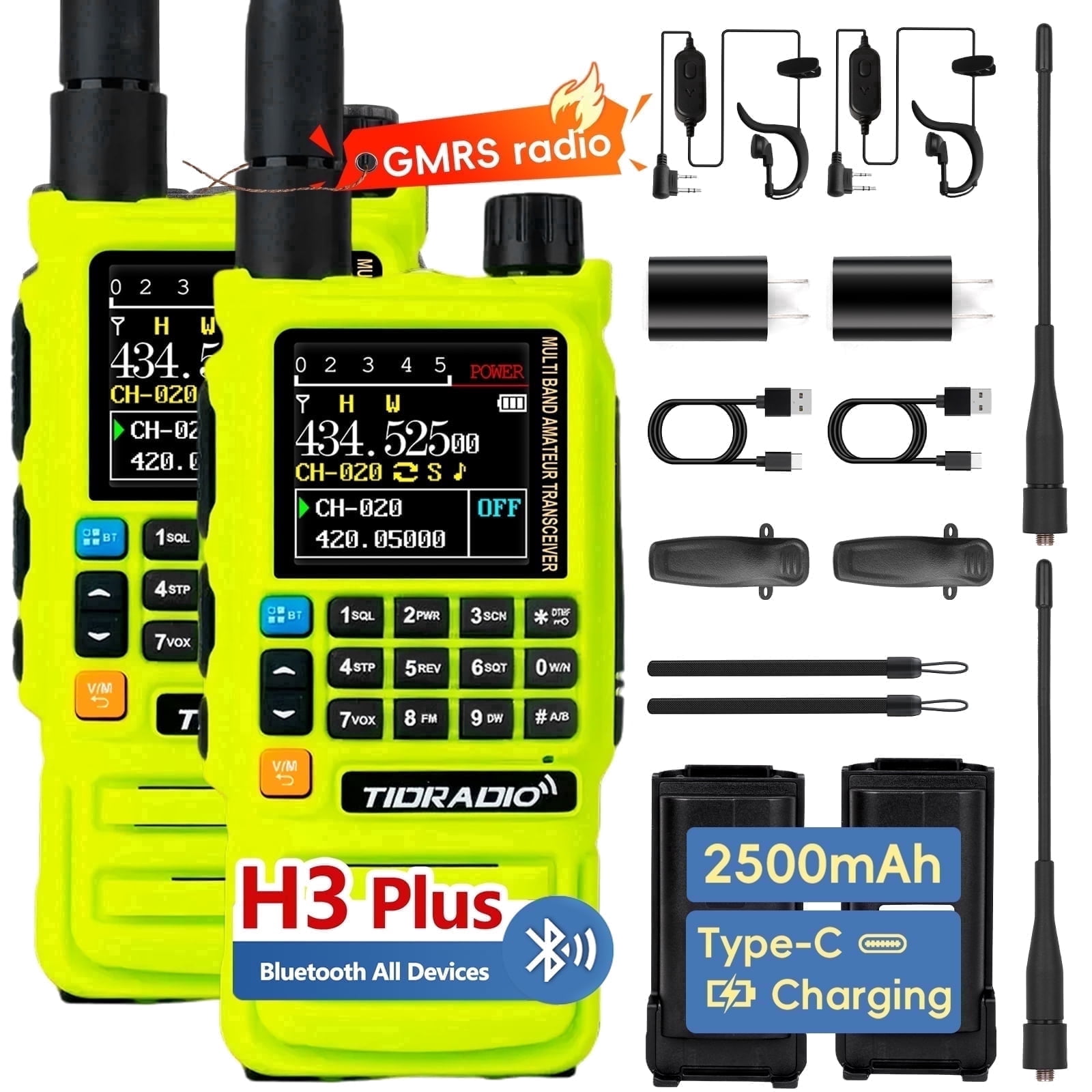 【オレンジシンフォニー2525】バイオテック バイオウィズワンベータS Bushnell LPX650 Adventure 2-Watt 70-Channel Floating FRS Walkie