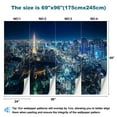 thumbnail image 3 of Peel and Stick Wallpaper Tokyo Cityscape Night Tokyo Tower Illuminated Modern Art Wall Mural Decor Self Adhesive and Removable 69in x 98in, 3 of 8