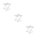 thumbnail image 2 of relayinert Convenient Towel Organizer 45cm Wide Separation Space Waterproof Good Air Circulation 4 Towels Simultaneously Foldable Grey 3Set, 2 of 6