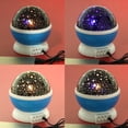thumbnail image 2 of Eyfqtcs Lámpara De Proyección Giratoria De Estrellas (Proyector Star Moon Sky, 3 Modelos De Luz, Usb, 2 of 6