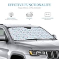 thumbnail image 3 of Fuzoiu Rabbit In The Rain Print Car Windshield Sunshade,Foldable Reflective Sun Visor,Windshield Sun Shade,UV Rays Sun Visor Shade,Auto Front Sun Shield Shade-Medium, 3 of 8
