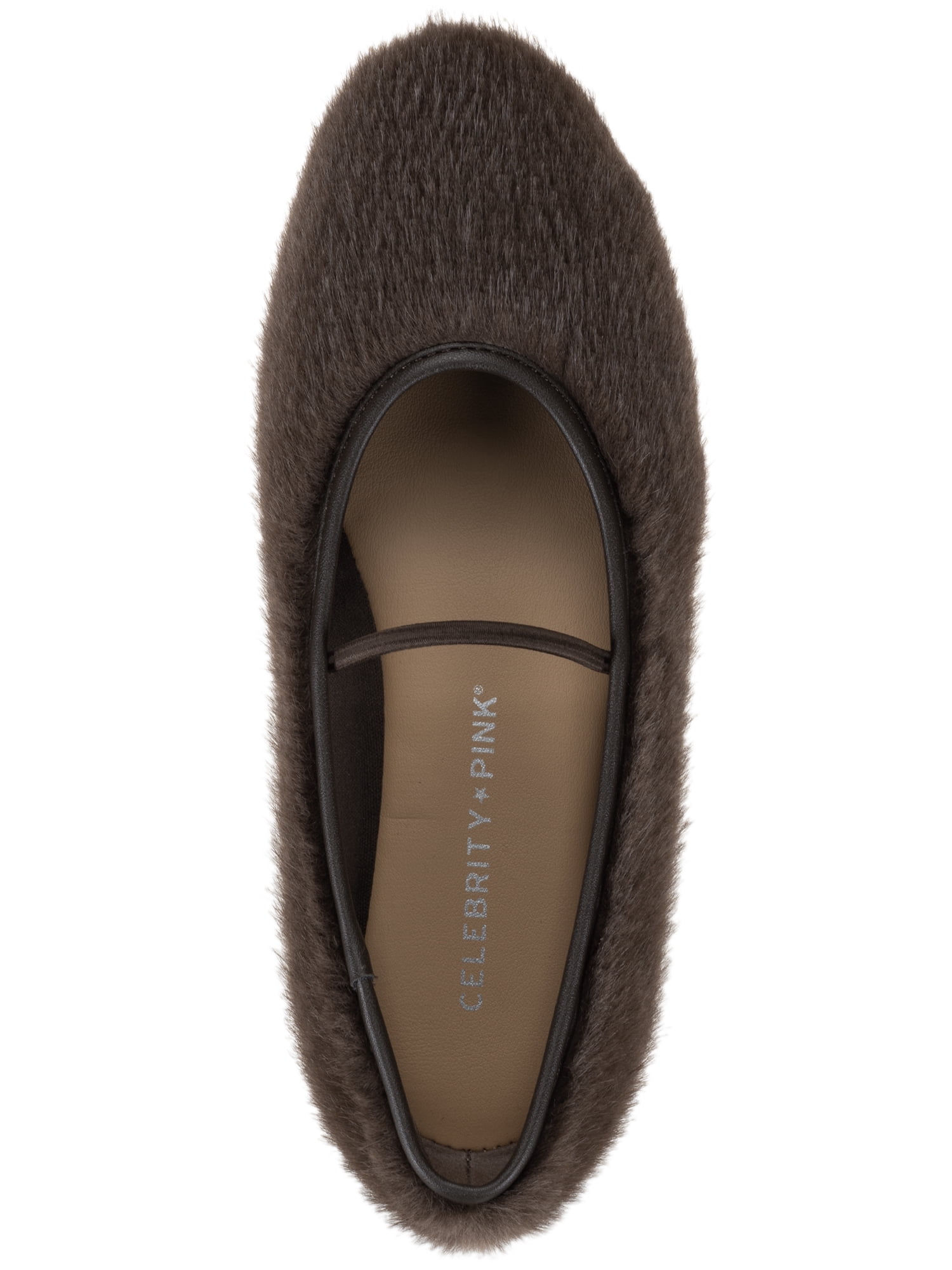 Celebrity Pink's Womens Kelsie Plush Ballet Flat