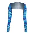 thumbnail image 1 of Mangas de chal con enfriamiento avanzado, protección solar, anti-UV, transpirables, enfriadores, para golf, conducción, equitación, senderismo, accesorios para deportes al aire Azul camuflaje, 1 of 9