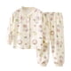 thumbnail image 2 of Conjuntos de blusas y camisas de manga larga y cuello redondo para niños, ropa de dormir para el hogar de dos piezas de color sólido con manga larga y cuello redondo para niñas, parte superior de poli, 2 of 5