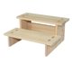thumbnail image 5 of Estante de exhibición de madera, soporte de exhibición para objetos coleccionables, decoración sencilla y duradera. 2 capas 20cm, 5 of 9