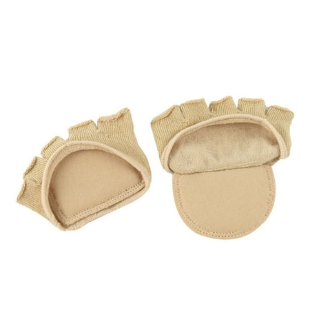 

1 Pair of Invisible Heelless Five Toe Floor Socks Short Fingerless Half Socks for Women Hight Heel