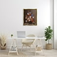 thumbnail image 4 of Stupell Industries Still Life with Flowers Balthasar van der Ast Painting Painting Metallic Gold Floating Framed Canvas Print Wall Art, Design by one1000paintings, 4 of 5