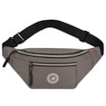thumbnail image 1 of Faithtur Unisex Waist Bag, Letters Printed Pattern Water Repellent Fanny Pack, 1 of 4