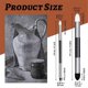 thumbnail image 2 of 24 Pcs Blending Sponge Pen Double Headed Washable Rubbing Sponge Brush Sketch Wipe Reusable Blending Stump, 2 of 5