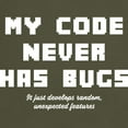 thumbnail image 3 of CafePress - My Code Never Has Bugs Dark T Shirt - Men's Classic Graphic Cotton T-Shirt, 3 of 4