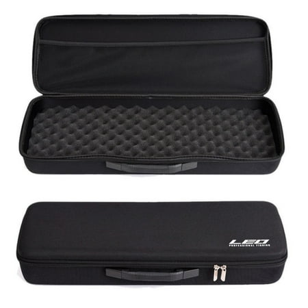 Porfeet Shockproof EVA Fishing Tackle Carry Bag Hard Case Rod Reel Gear Storage Box Black