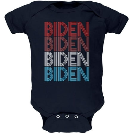 

Election 2020 Joe President Biden Vintage Style Soft Baby One Piece Navy 0-3 M