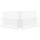 thumbnail image 2 of 2 soportes para archivos de pared colgantes, revisteros de acrílico transparente, organizador multiusos para carpetas, papeles y revistas., 2 of 8