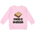 thumbnail image 2 of Inktastic Funny Passover Powered by Matzah Toddler Sweatshirt, 2 of 4