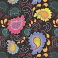 thumbnail image 2 of Young, Patty 15x15 White Modern Wood Framed Museum Art Print Titled - Playful Paisley I, 2 of 4