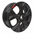thumbnail image 1 of Rin 16 Black Detalle Rojo Onix Beat Sonic Spark Aveo (1 Pza), 1 of 2