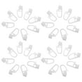 thumbnail image 1 of 50pcs Curtain Track Glider Hooks Plastic Rail Wheel Pulley System Silent Sliding Replacement Parts For Drapery Shower Bathroom Home Decor, 1 of 9