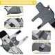 thumbnail image 2 of Chaleco salvavidas para perros pequeños, chaleco salvavidas para mascotas con flotación de tiburón ajustable con mango de goma suave para nadar y navegar gris BANYUO  Electrónica, 2 of 7
