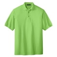 thumbnail image 4 of Mafoose Male Silk Touch Polo Men Extended T-Shirts Lime 6XL, 4 of 7