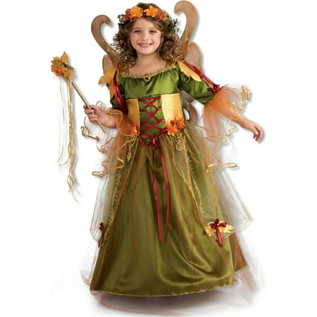 Forest Fairy Queen Girls Costume
