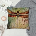 thumbnail image 2 of COMIO  I Am Always with You Throw Pillow Case, Inspirational Dragonfly Decor Cushion Cover,&nbsp;&nbsp;Gifts for Christian Woman, Lost Memorial&nbsp;Gift, 2 of 5