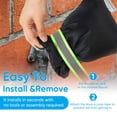 thumbnail image 7 of EXLEAF 2026 New 4Pack Outdoor Faucet Covers for Winter-Outside Hose Bib Spigot Covers Protector Socks for Winter Freeze Protection Insulation Waterproof Insulated Backflow Cover,6.7"X8.3",Black, 7 of 7