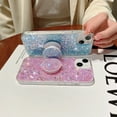 thumbnail image 4 of Fashion Flash Style Circular Airbag Bracket Phone Case For Samsung Galaxy A54 A53 A52 A34 A33 A23 A21s A14 A13 A12 S20FE S21FE S22 S22+ S22Ultra S23 S23+ S23Ultra TPU Material Phone Protection Back Co, 4 of 5