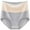 Grey, variant on Women's Panties Women’s Thickening And Fleecing Thermal Underwear High Waists Underwear For Women Girls