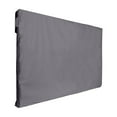 thumbnail image 2 of Covermates Outdoor Full TV Cover - Various Sizes, Durable Polyester, Weatherproof, Dustproof, Remote Pouch, Outdoor TV Covers, 46-49 Inch Screen Size, Charcoal, 2 of 9