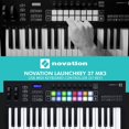 thumbnail image 2 of Novation Launchkey 25 MK3 USB MIDI Keyboard Controller, 2 of 8