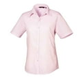 thumbnail image 1 of Premier Womens Poplin Short-Sleeved Blouse, 1 of 3