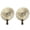 Polished Silver - Pack of 2, variant on Royal Designs, Inc. Natural Coral Lamp Finial for Lamp Shade, F-5069PB-1, Polished Brass, Single
